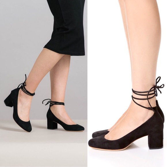 Loeffler Randall Shoes - Loeffler Randall Clara Ankle Wrap Block Heel Pumps